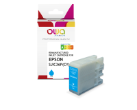 Cartouche d'encre remanufacturée OWA - standard - Cyan - pour EPSON SJIC-36-P-C