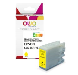 Cartouche d'encre remanufacturée OWA - standard - Jaune - pour EPSON C13T44C440
