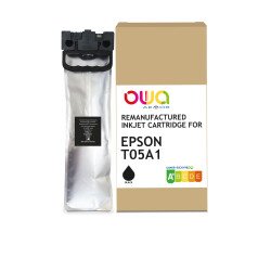 Cartouche d'encre remanufacturée OWA - standard - Noir - pour EPSON C13T05A100