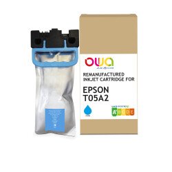 Cartouche d'encre remanufacturée OWA - standard - Cyan - pour EPSON C13T05A200