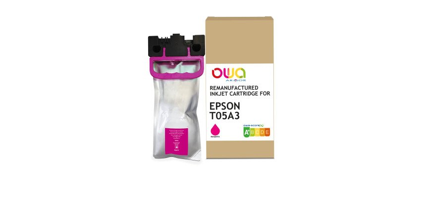 Cartouche d'encre remanufacturée OWA - standard - Magenta - pour EPSON C13T05A300