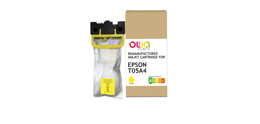 Cartouche d'encre remanufacturée OWA - standard - Jaune - pour EPSON C13T05A400