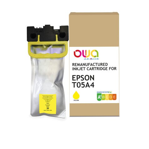 Cartouche d'encre remanufacturée OWA - standard - Jaune - pour EPSON C13T05A400