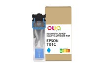 Cartouche d'encre remanufacturée OWA - standard - Cyan - pour EPSON C13T01C200