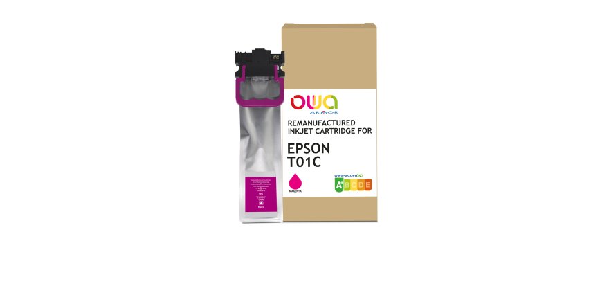 OWA Remanufactured Ink Cartridge - Standard - Magenta - for EPSON C13T01C300