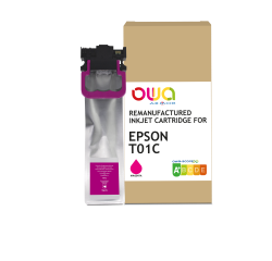 Cartouche d'encre remanufacturée OWA - standard - Magenta - pour EPSON C13T01C300
