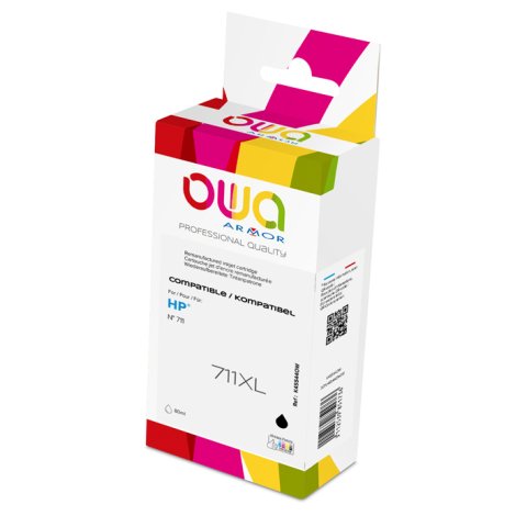 Armor 711BK cartucho de tinta 1 pieza(s) Compatible Negro