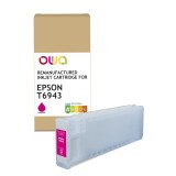 EN_Cartouche d'encre traceur remanufacturée OWA - haute capacité - Magenta - pour EPSON T6943