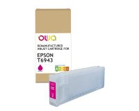 EN_Cartouche d'encre traceur remanufacturée OWA - haute capacité - Magenta - pour EPSON T6943