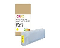 EN_Cartouche d'encre traceur remanufacturée OWA - haute capacité - Jaune - pour EPSON T6944