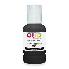 Bouteille d'encre compatible OWA - standard - Noir - pour EPSON C13T03R140