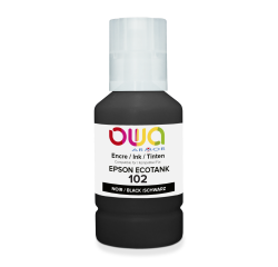 Bouteille d'encre compatible OWA - standard - Noir - pour EPSON C13T03R140