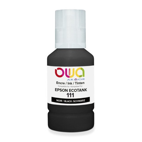 Bouteille d'encre compatible OWA - standard - Noir - pour EPSON C13T03M140