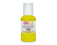 EN_Bouteille d'encre compatible OWA - standard - Jaune - pour CANON GI-56 Y