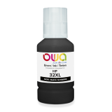 Bouteille d'encre compatible OWA - standard - Noir - pour HP 32XL