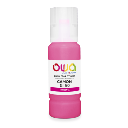 Bouteille d'encre compatible OWA - standard - Magenta - pour CANON GI-50 M
