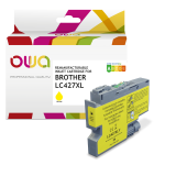 Cartouche d’encre remanufacturable OWA - haute capacité - Jaune - pour BROTHER LC-427XLY