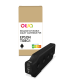 De_cartouche d’encre remanufacturable owa - standard - noir - pour epson t08g1