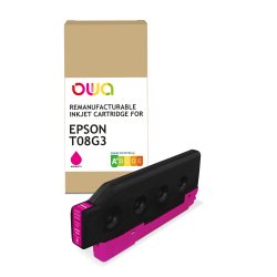 Cartouche d’encre remanufacturable OWA - standard - Magenta - pour EPSON T08G3
