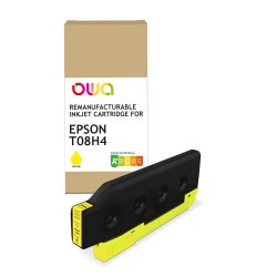 Cartouche d’encre remanufacturable OWA - standard - Jaune - pour EPSON T08H4