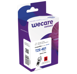 Armor K80823W4 cinta para impresora de etiquetas Negro sobre rojo TZe
