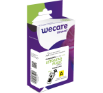 Pack de 2 consommable étiqueteuse WECARE - standard - Noir/Jaune - pour DYMO 91202
