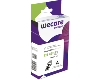 Consommable étiqueteuse WECARE - standard - Noir/Blanc - pour DYMO RL-DY 43613
