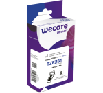 Consommable étiqueteuse WECARE - standard - Noir/Blanc - pour BROTHER TZE-251