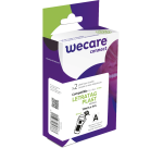 Pack de 2 consommable étiqueteuse WECARE - standard - Noir/Transp. - pour DYMO 12267