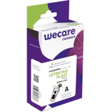 Pack de 2 consommable étiqueteuse WECARE - standard - Noir/Transp. - pour DYMO RL-DY 12267
