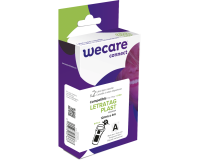 Pack de 2 consommable étiqueteuse WECARE - standard - Noir/Transp. - pour DYMO RL-DY 12267