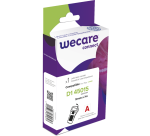 Consommable étiqueteuse WECARE - standard - Rouge/Blanc - pour DYMO 45015