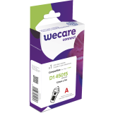 Consommable étiqueteuse WECARE - standard - Rouge/Blanc - pour DYMO RL-DY 45015