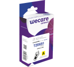 Consommable étiqueteuse WECARE - standard - Noir/Jaune - pour BROTHER TZE-651