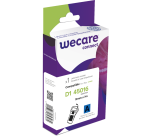 Consommable étiqueteuse WECARE - standard - Noir/Bleu - pour DYMO 45016