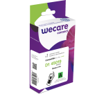 Consommable étiqueteuse WECARE - standard - Noir/Vert - pour DYMO 45019