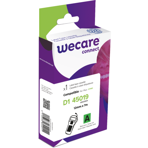 Armor K80038W4 cinta para impresora de etiquetas Negro sobre verde