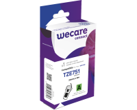 Consommable étiqueteuse WECARE - standard - Noir/Vert - pour BROTHER TZE-751