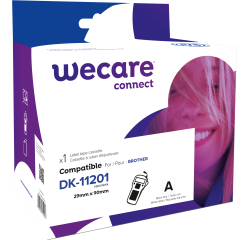 Armor K80049W4 cinta para impresora de etiquetas Negro sobre blanco