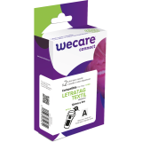 Pack de 2 consommable étiqueteuse WECARE - standard - Noir/Blanc - pour DYMO S0718850