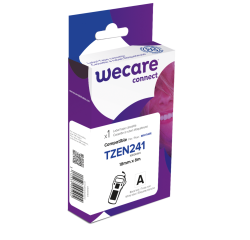 Consumo etiquetadora WECARE - estándar - Negro/Blanco - para BROTHER TZE-N241