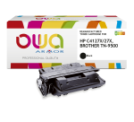 Toner remanufacturé OWA - haute capacité - Noir - pour HP C4127X, BROTHER TN-9500
