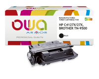 EN_Toner remanufacturé OWA - haute capacité - Noir - pour HP C4127X, BROTHER TN-9500