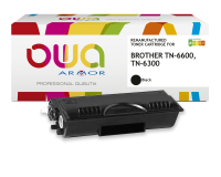 EN_Toner remanufacturé OWA - standard - Noir - pour BROTHER TN-6600, TN-6300