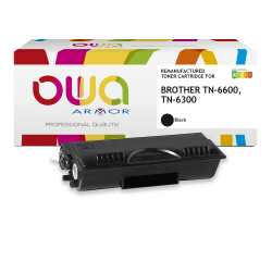 Toner remanufacturé OWA - standard - Noir - pour BROTHER TN-6600, TN-6300