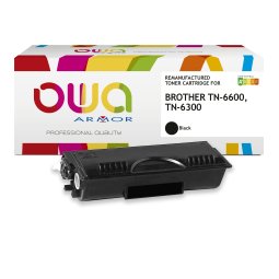 Toner remanufacturé OWA - standard - Noir - pour BROTHER TN-6600, TN-6300