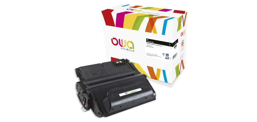 Toner remanufacturé OWA - standard - Noir - pour HP Q1338A