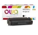 Toner remanufacturé OWA - haute capacité - Noir - pour HP Q2613X