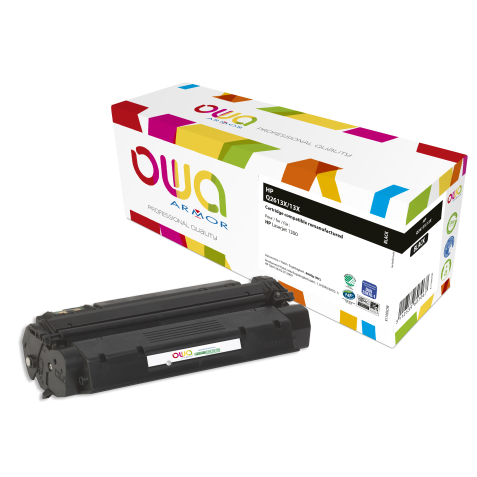 Toner remanufacturé OWA - haute capacité - Noir - pour HP Q2613X