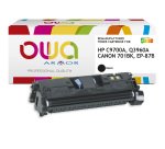 Toner remanufacturé OWA - standard - Noir - pour HP C9700A, Q3960A, CANON 701BK, EP-87BK